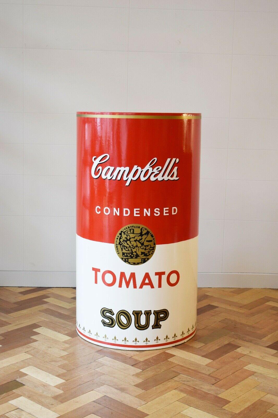 Vintage Campbell Soup Chair Attributed to Andy Warhol Pop Art 1