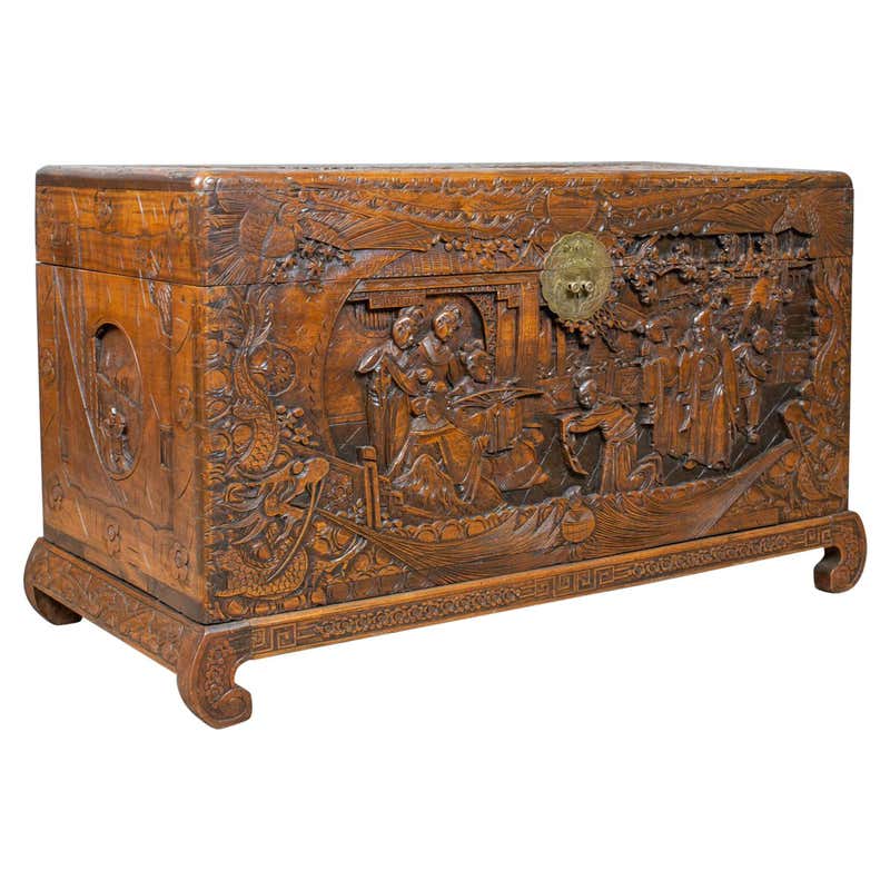 Chinese Chest Carved Chinese Chests - 24 For Sale on 1stDibs