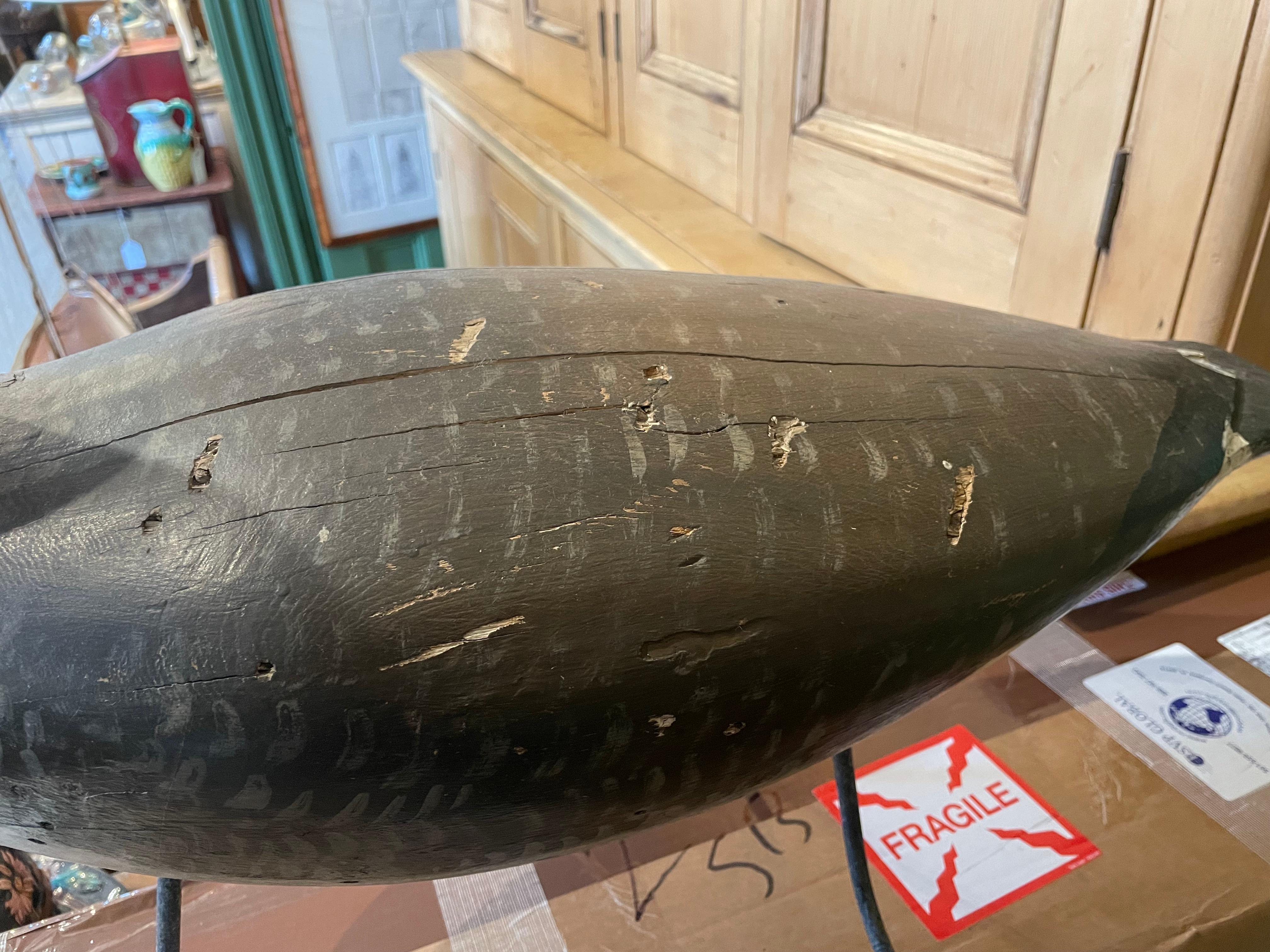 Hand-Crafted Vintage Canada Goose Decoy For Sale
