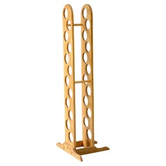 Vintage Canadiana Rustic Oak Wine Holder
