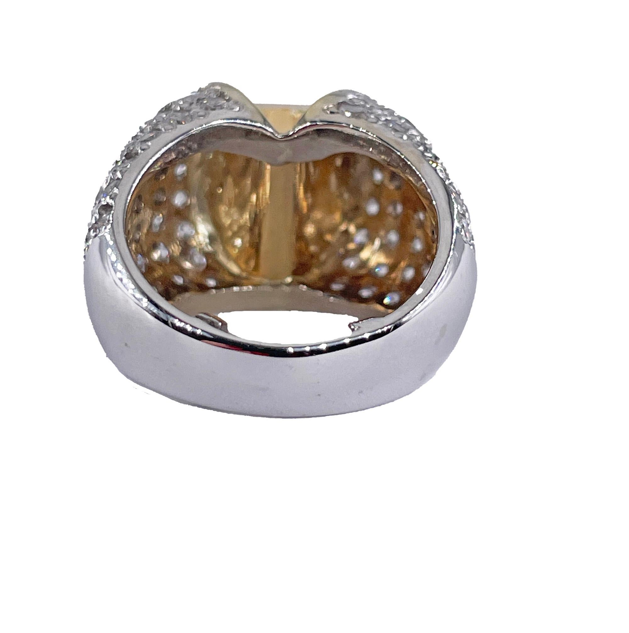 Vintage “Canary” GIA 7.02ctw Natural Fancy YELLOW Radiant Cut Diamond  18KW Ring For Sale 1