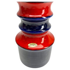 Vintage-Kandelaberständer, markiert W Germany Label Jasba Keramik, ausgezeichneter Zustand