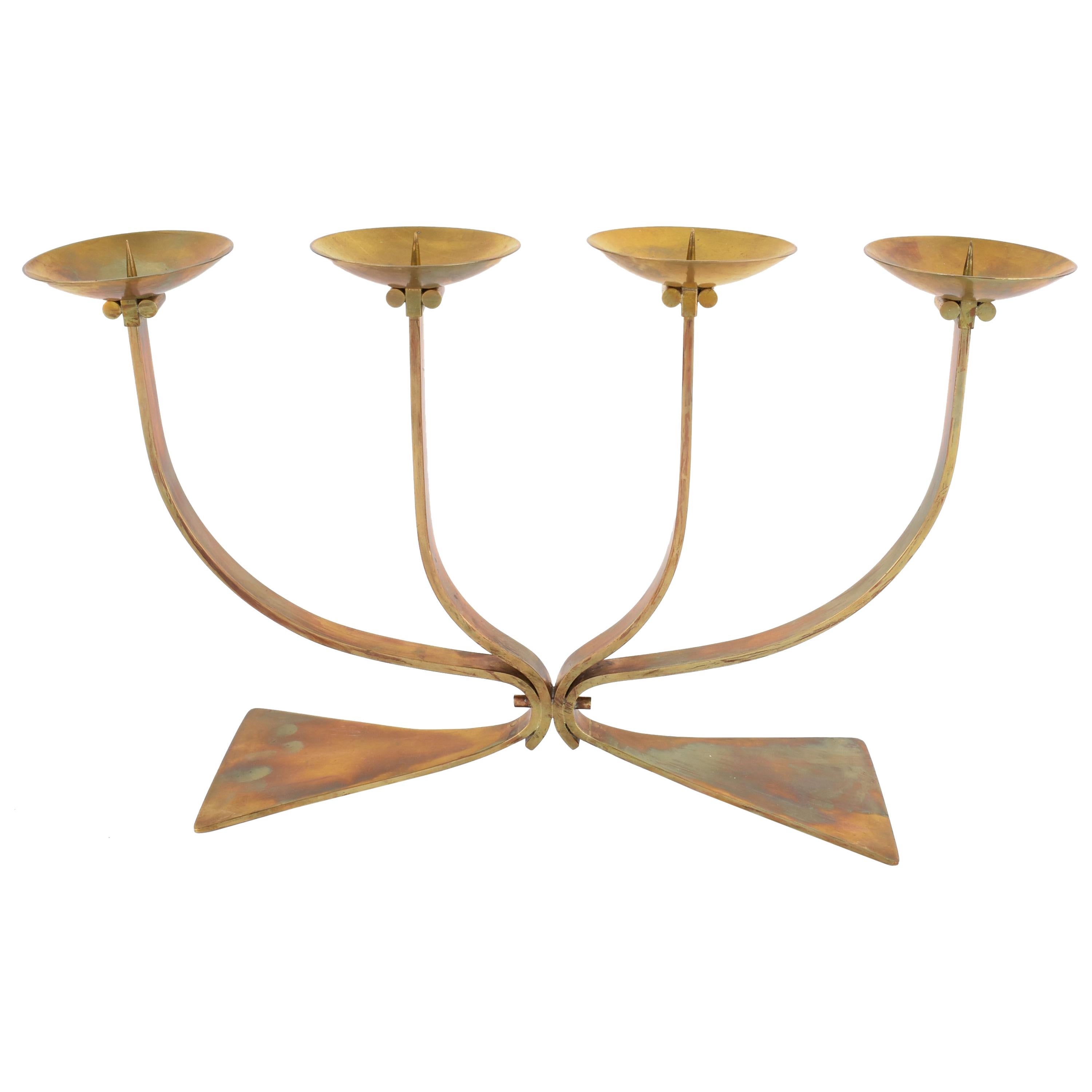Vintage Candle Holder by Friedrich Bernard Marby, Germany, 1950s-1960s For Sale