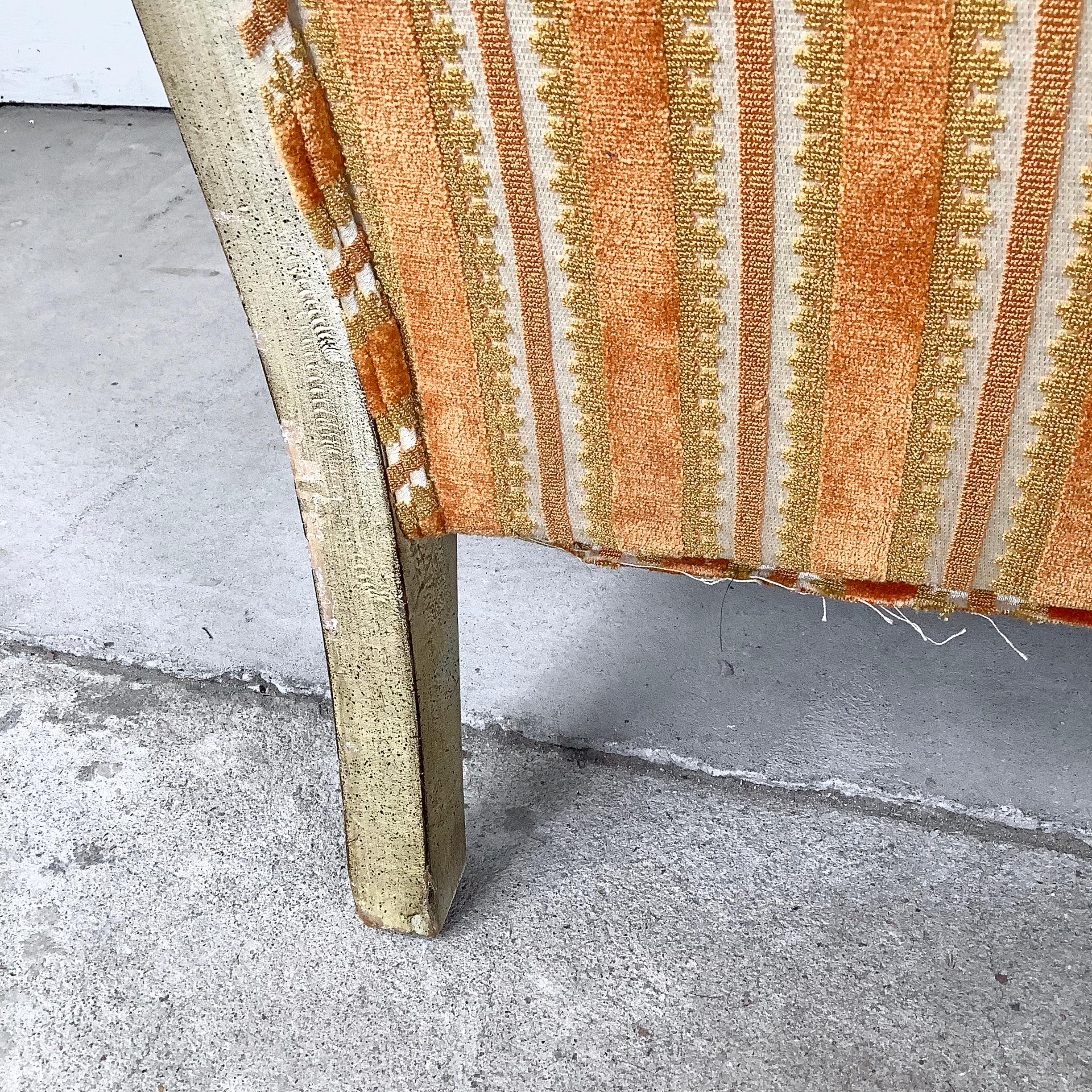 Vintage Cane-Arm Louis XVI Style Settee With Carved Frame im Angebot 4