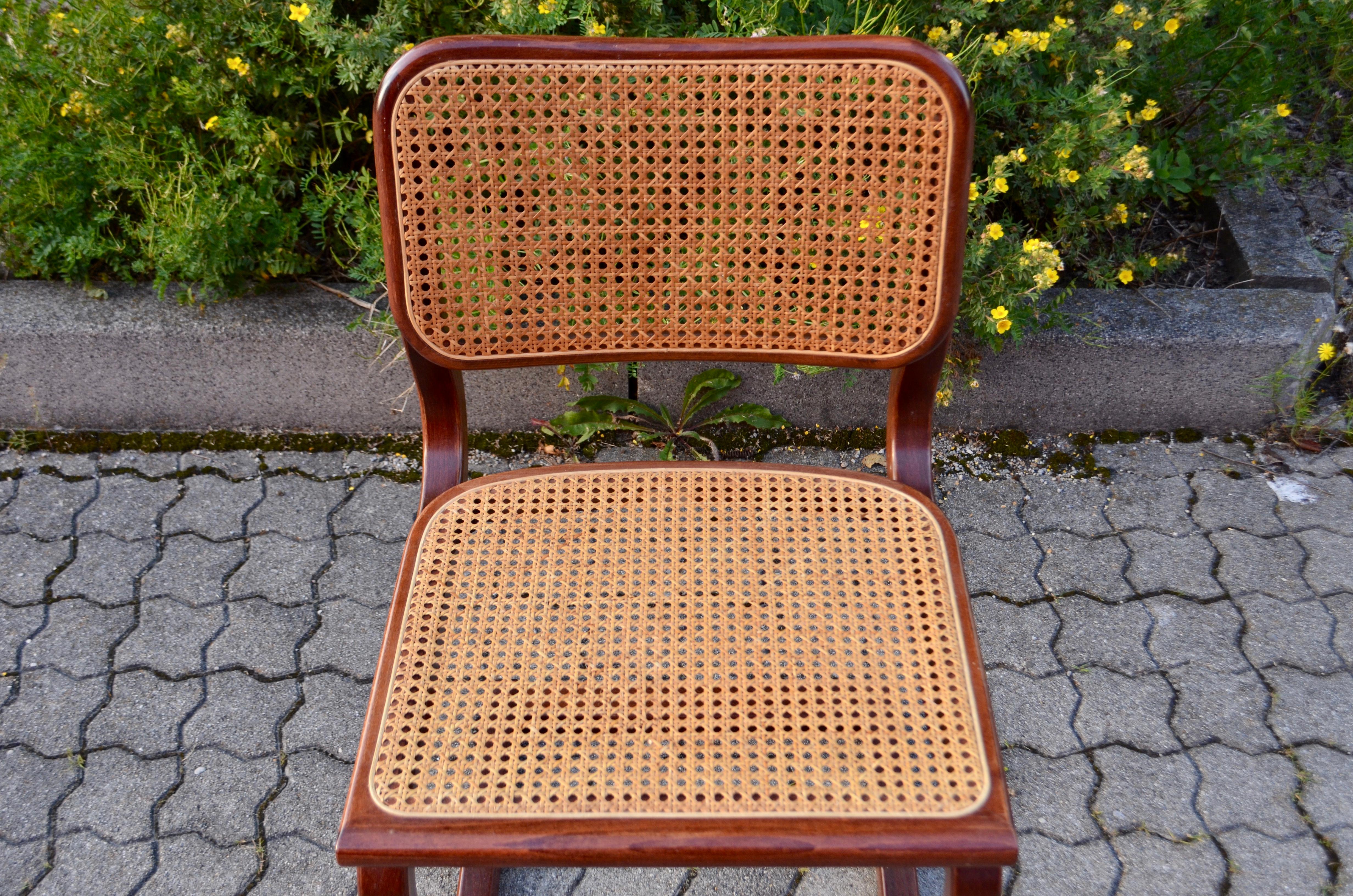 Chaises de salle à manger en porte-à-faux cantilever vintage à la manière de Marcel Breuer, lot de 4 en vente 3