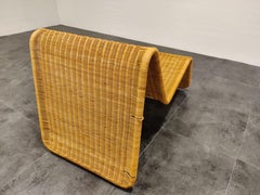 Vintage Cane Lounge Chair Model P3 by Tito Agnoli, 1960s