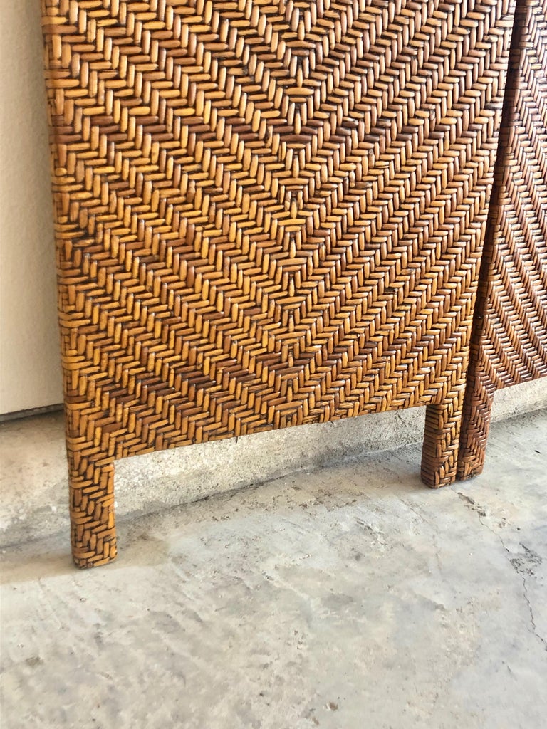 Vintage Cane Room Divider For Sale at 1stDibs