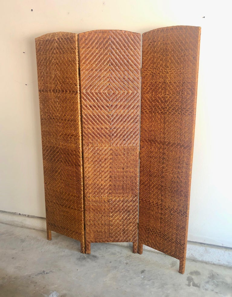 Vintage Cane Room Divider For Sale at 1stDibs