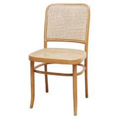 Vintage Caned Chair by J. Hoffmann, Thonet Editions