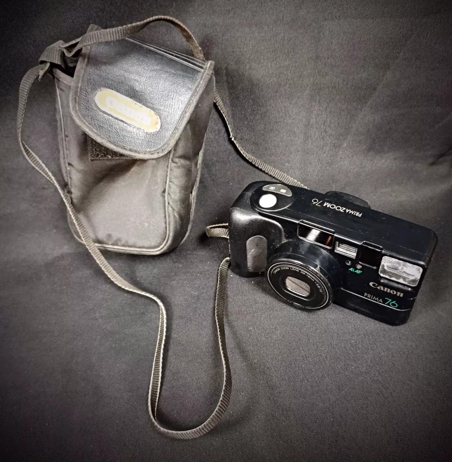 Cámara vintage Canon Prima Zoom 76 con objetivo 38-76 mm 1:3,8-7,2 - 2Y212 en venta 1