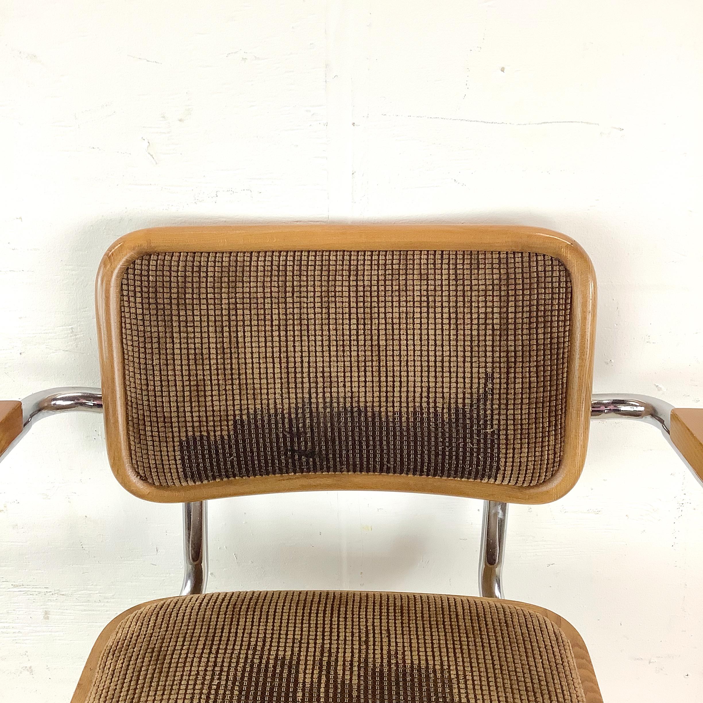 Taburete de bar voladizo vintage con reposabrazos Desconocido en venta