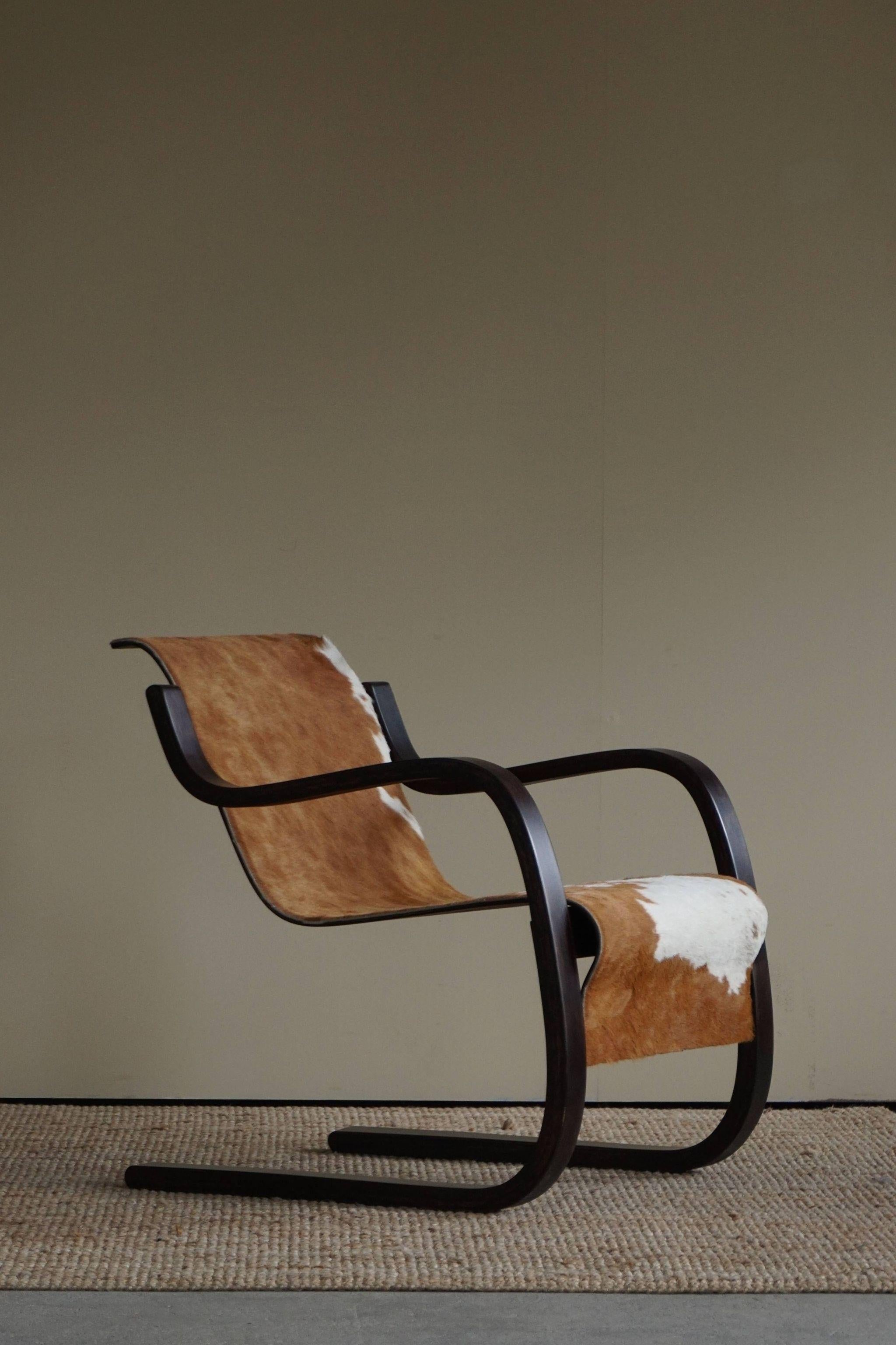 Vintage Cantilever Lounge Chair by Alvar Aalto, Model 31, Finland, Designed 30s 9