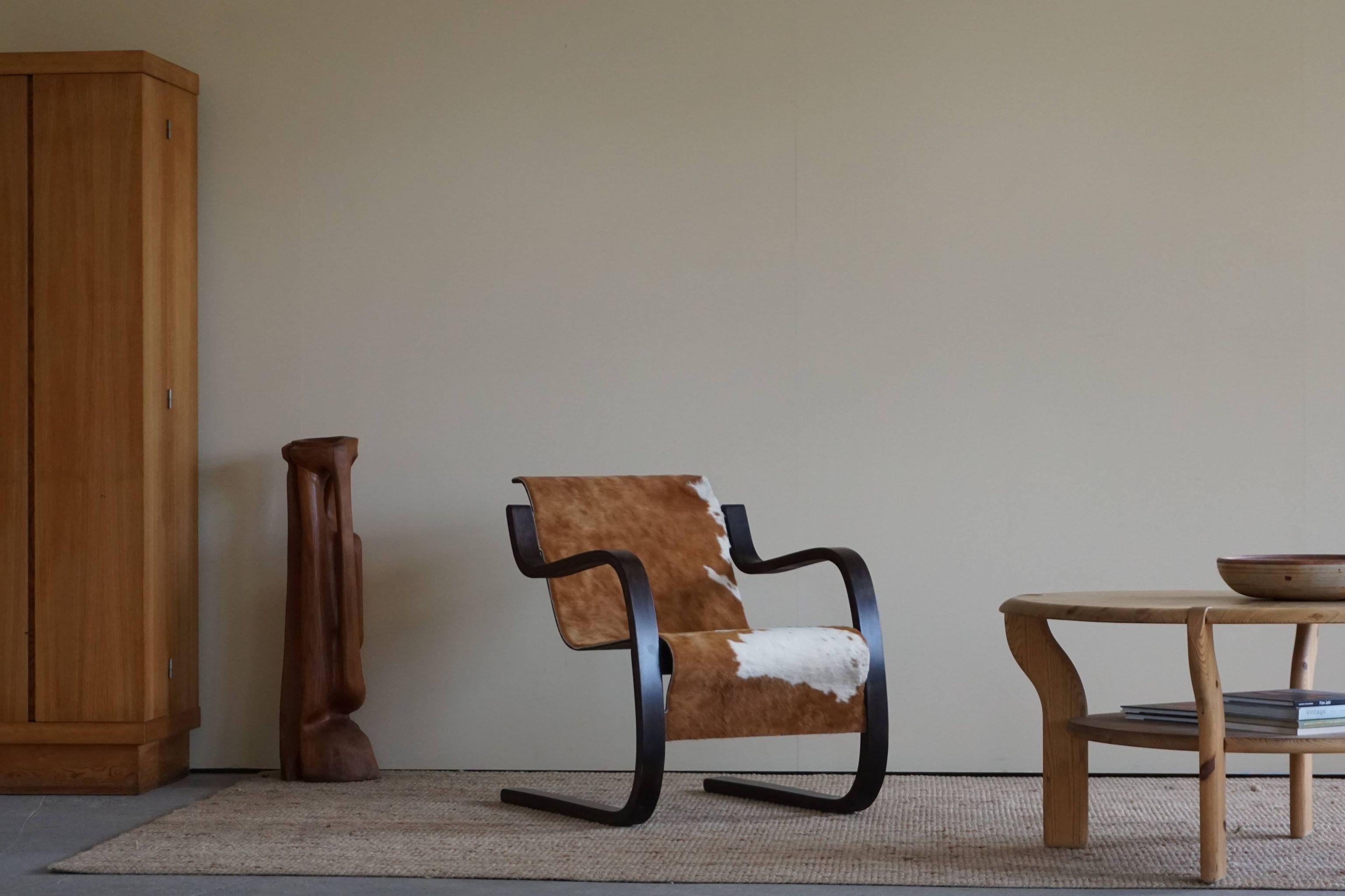 Scandinavian Modern Vintage Cantilever Lounge Chair by Alvar Aalto, Model 31, Finland, Designed 30s