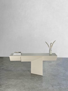 Vintage Cantilevered Console Table