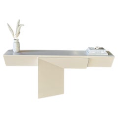 Retro Cantilevered Console Table