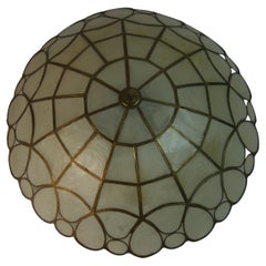 Vintage Capiz Shell Flushmount