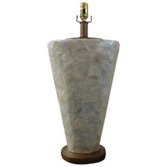 Vintage Capiz Shell Lamp