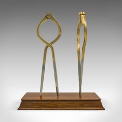 Vintage Captain's Dividers, Display Ornament, Brass, Cartography, Navigation