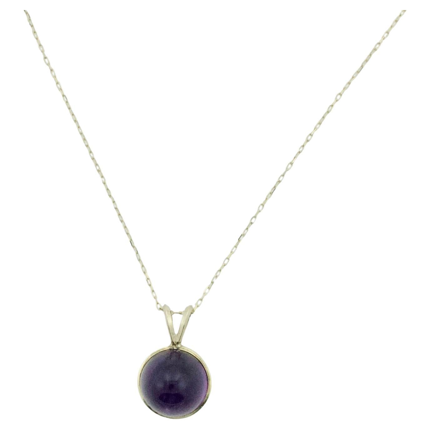 Collana d'oro e ametista d'epoca, circa anni '30 in vendita