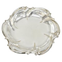 Vintage Caravelle Victorian Style Silver Plated Scalloped Serving Dish Bowl