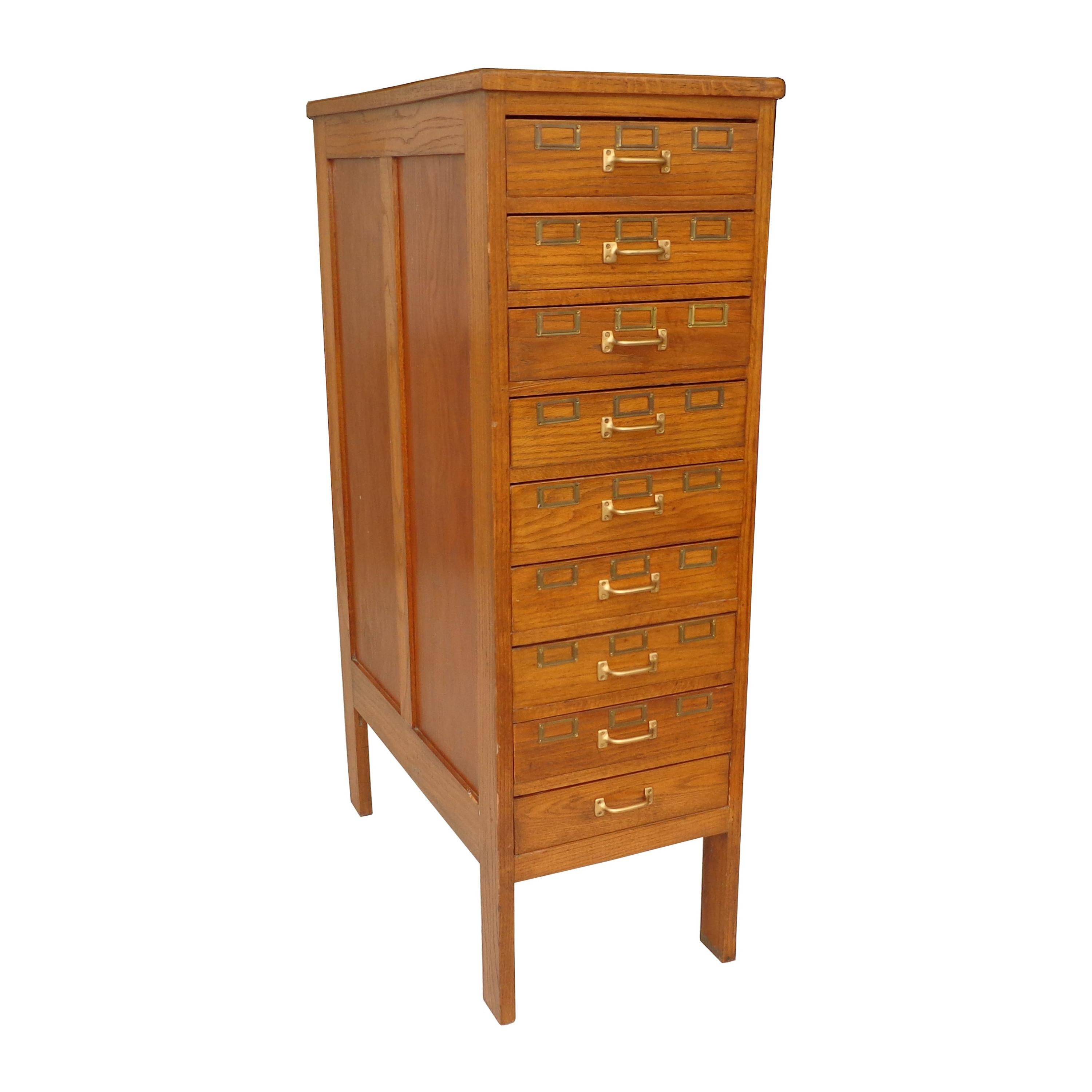 Vintage Card Catalogue Cabinet For Sale