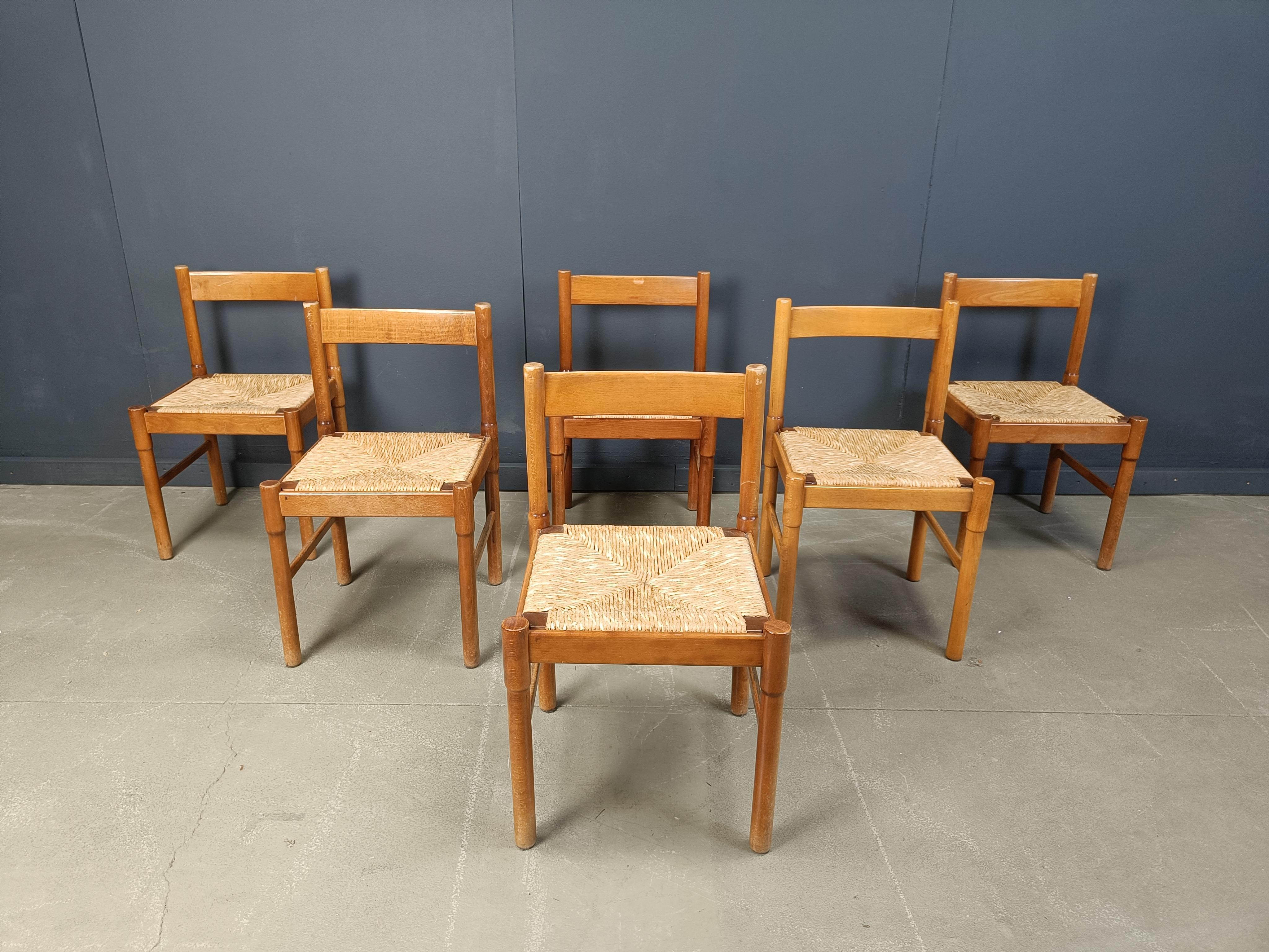 Esszimmerstühle im Carimate-Stil, 1970er-Jahre im Angebot 4