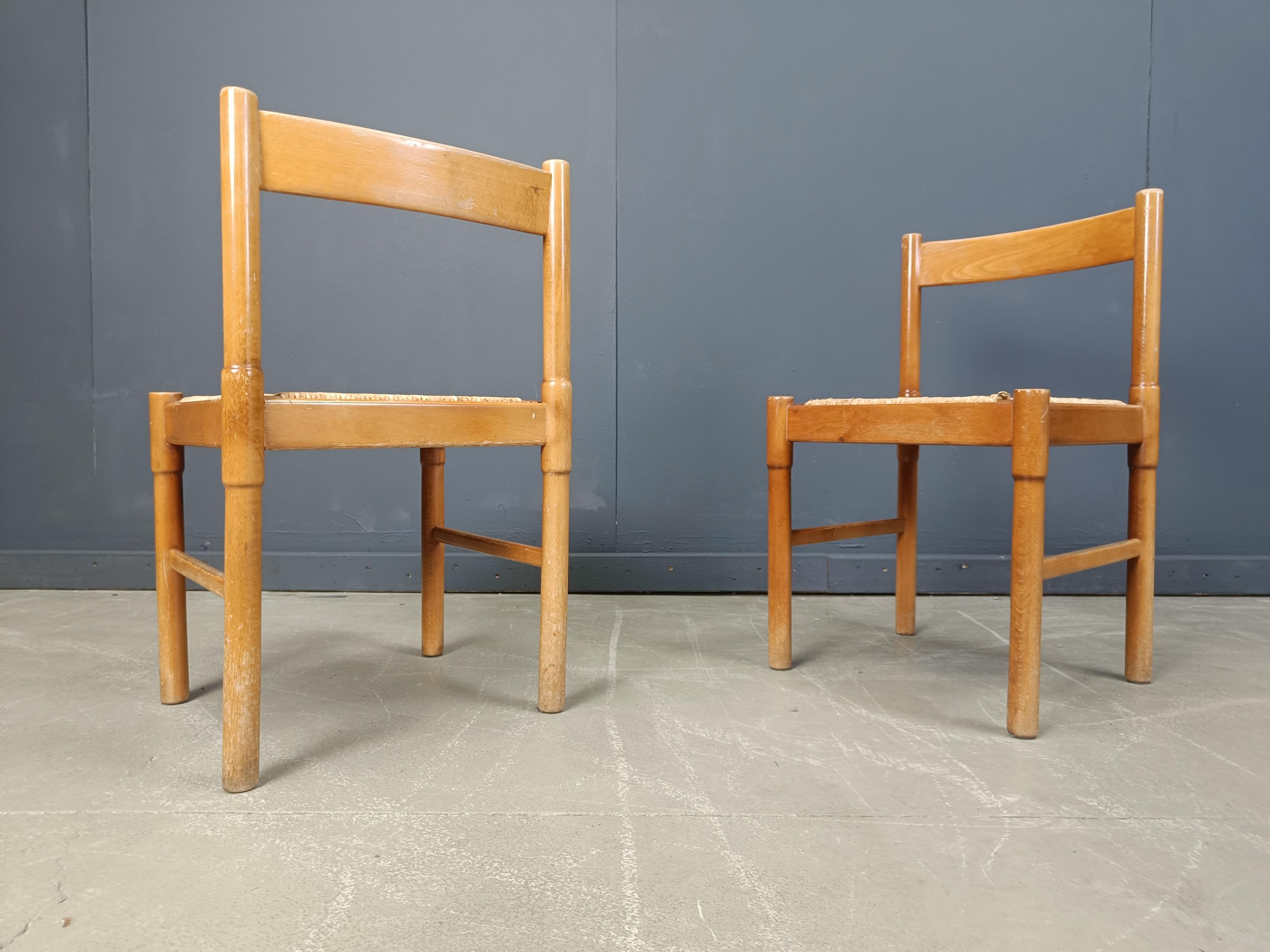 Esszimmerstühle im Carimate-Stil, 1970er-Jahre (Moderne der Mitte des Jahrhunderts) im Angebot