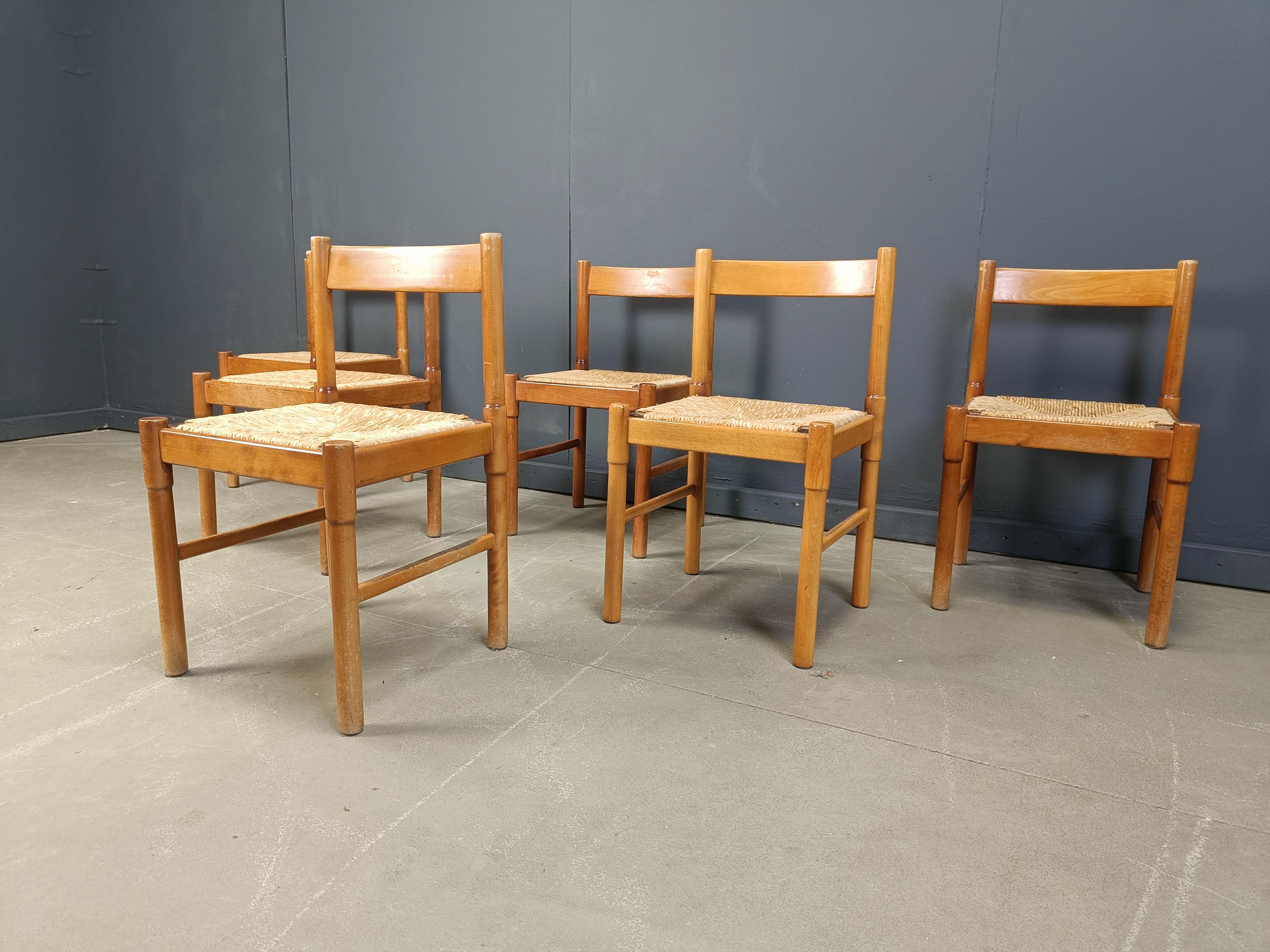 Esszimmerstühle im Carimate-Stil, 1970er-Jahre (Ende des 20. Jahrhunderts) im Angebot