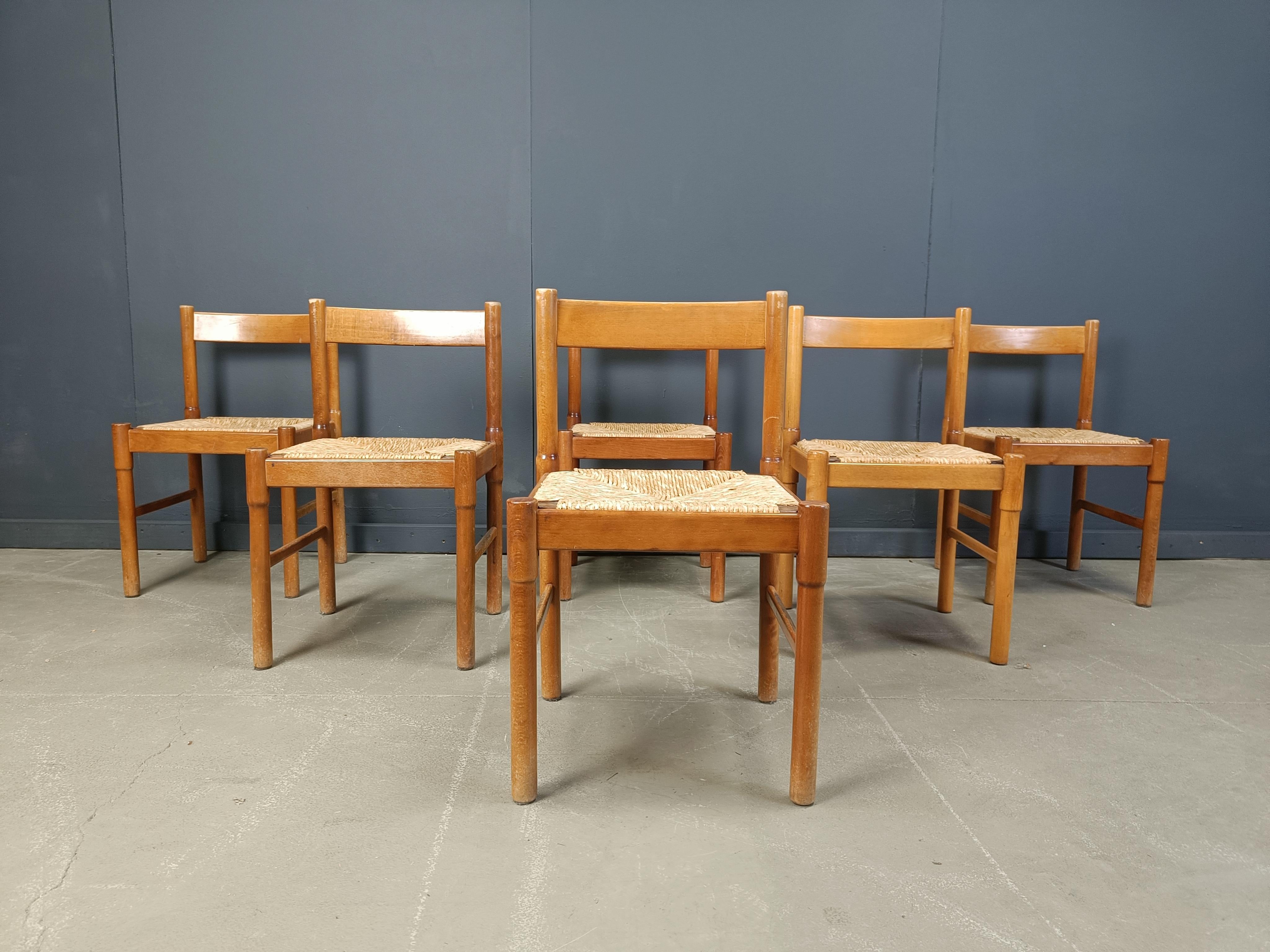 Esszimmerstühle im Carimate-Stil, 1970er-Jahre im Angebot 2