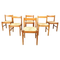 Vintage Carimate style dining chairs, 1970s