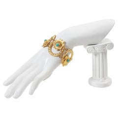 Bracciale d'epoca Carita Paris in tonalità oro, circa anni '80