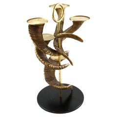 Vintage Carl Auböck 5 Horn Candlestick