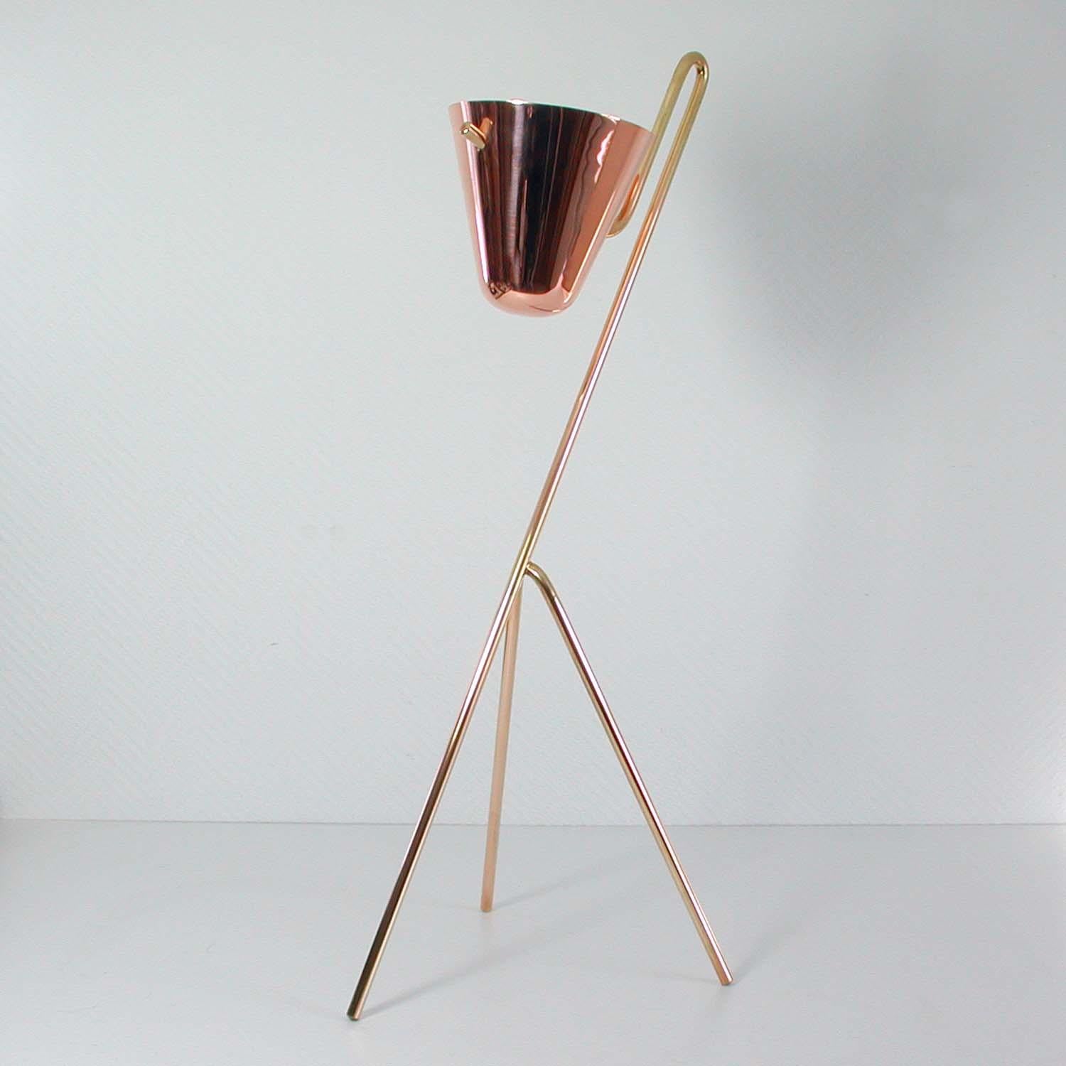 Vintage Aschenbecher aus Messing und Kupfer von Carl Auböck, Österreich, Mod. 3866, 1950er Jahre 5