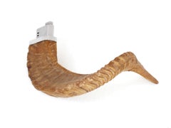 Vintage attributed to Carl Aubock , Lighter Horn Design, Years 1970