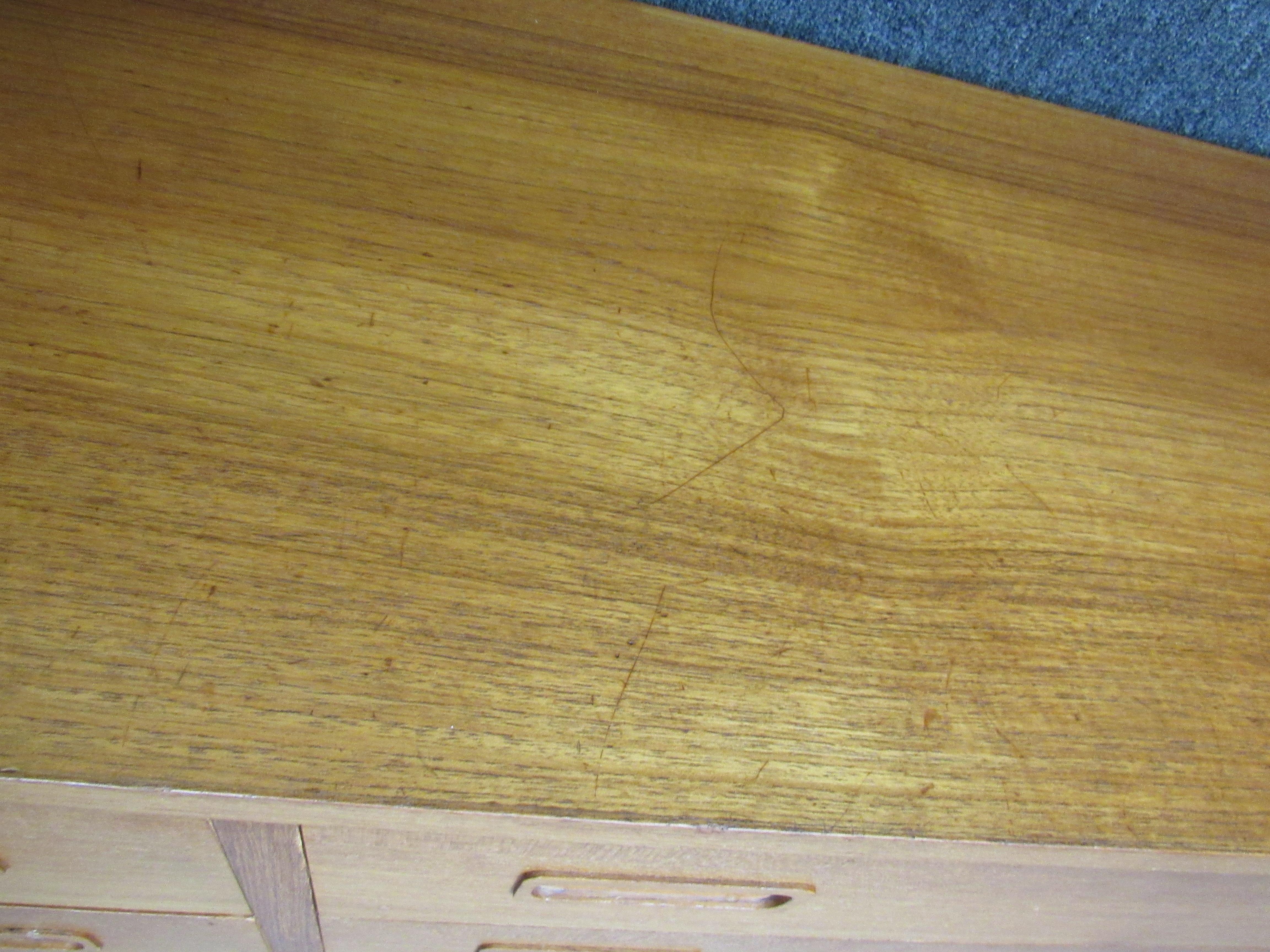 Wood Vintage Carlo Jensen Danish Teak Entry Dresser for Hundevad & Co. For Sale