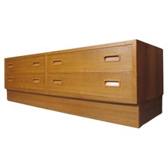 Vintage Carlo Jensen Danish Teak Entry Dresser for Hundevad & Co.