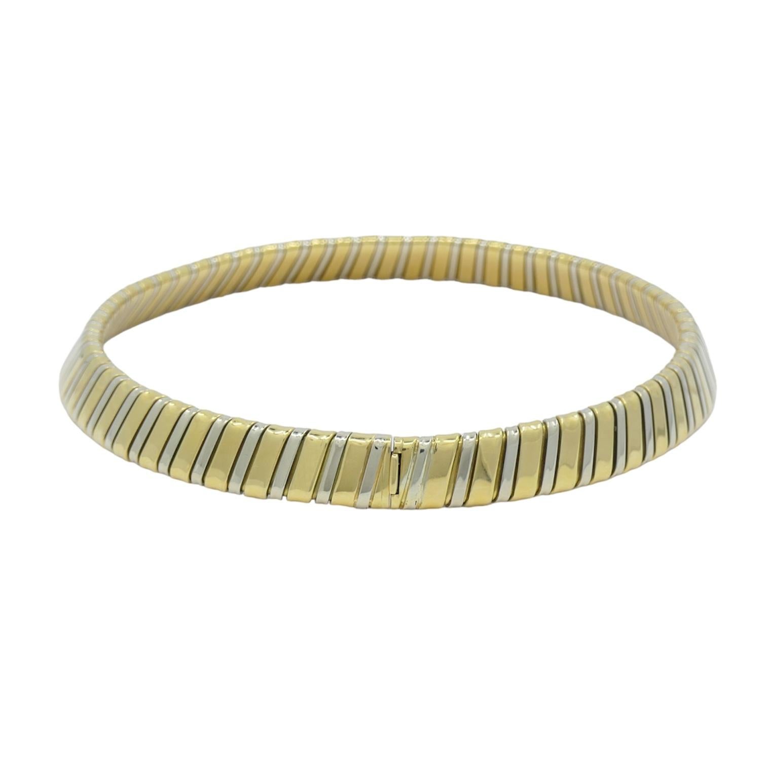 Women's Vintage Carlo Weingrill Two-tone 18k Gold Necklace