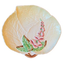 Vintage Carlton Ware Fox Glove Dish Plate