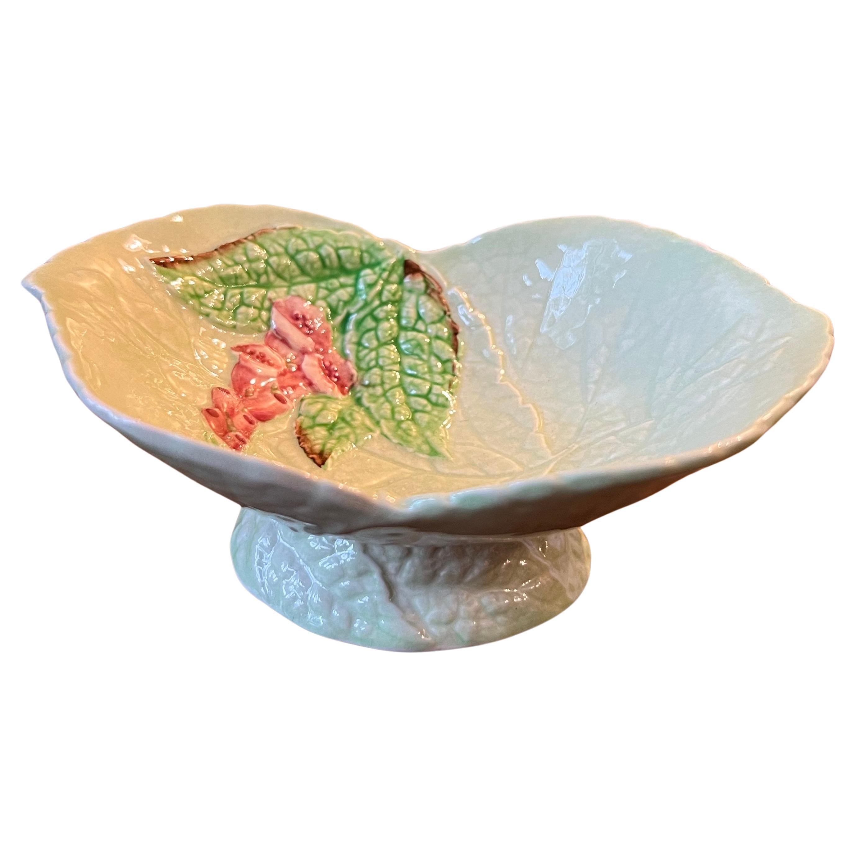 Vintage Carlton Ware Fox Glove Green Dish