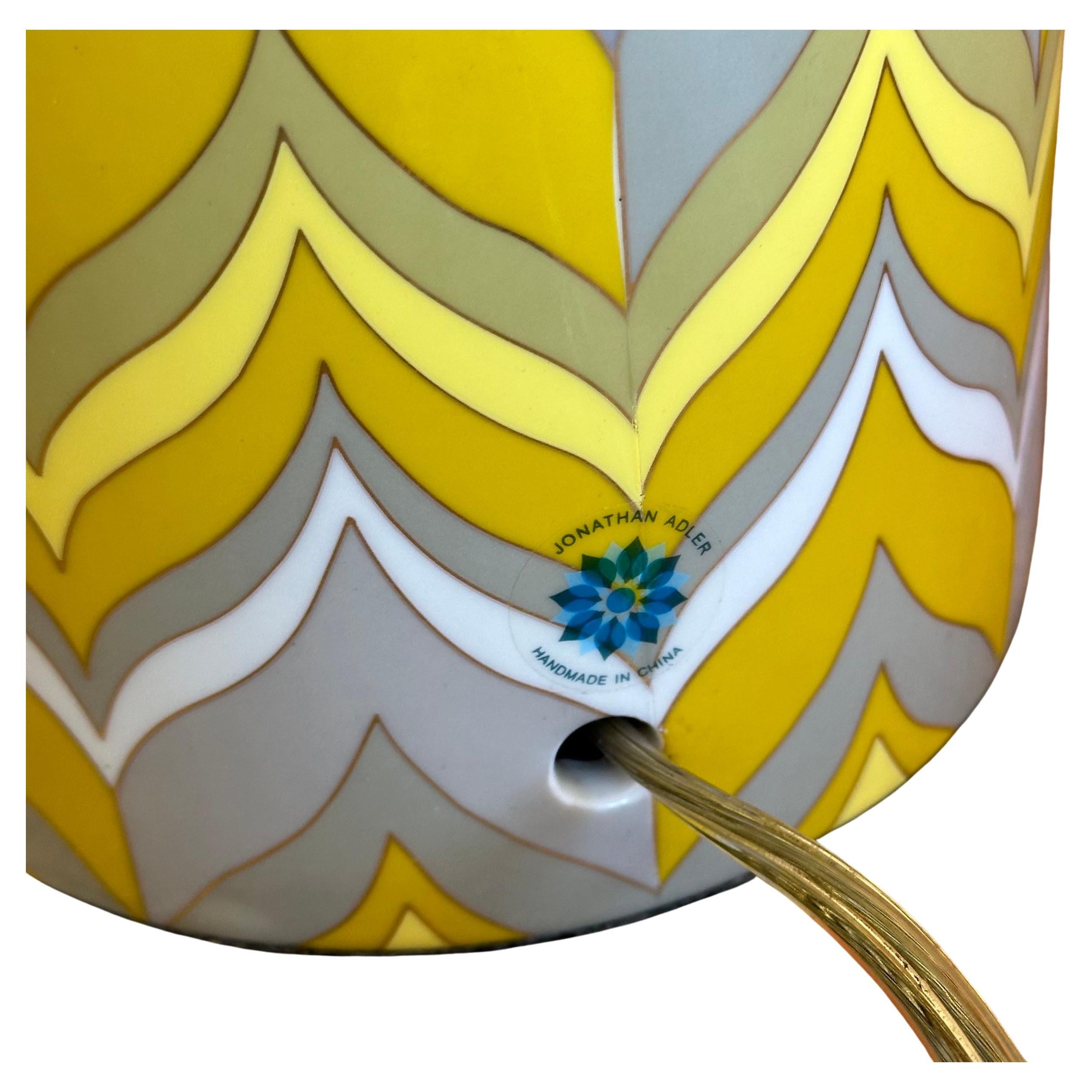 20ième siècle Lampe de table Carnaby par Jonathan Adler en vente