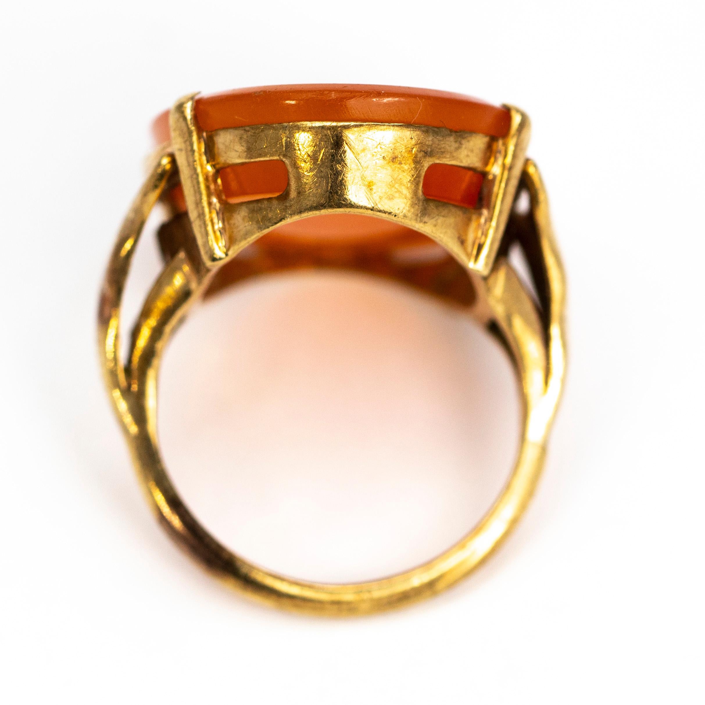 antique carnelian ring