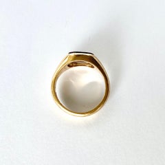 Vintage Carnelian and 9 Carat Gold Signet Ring