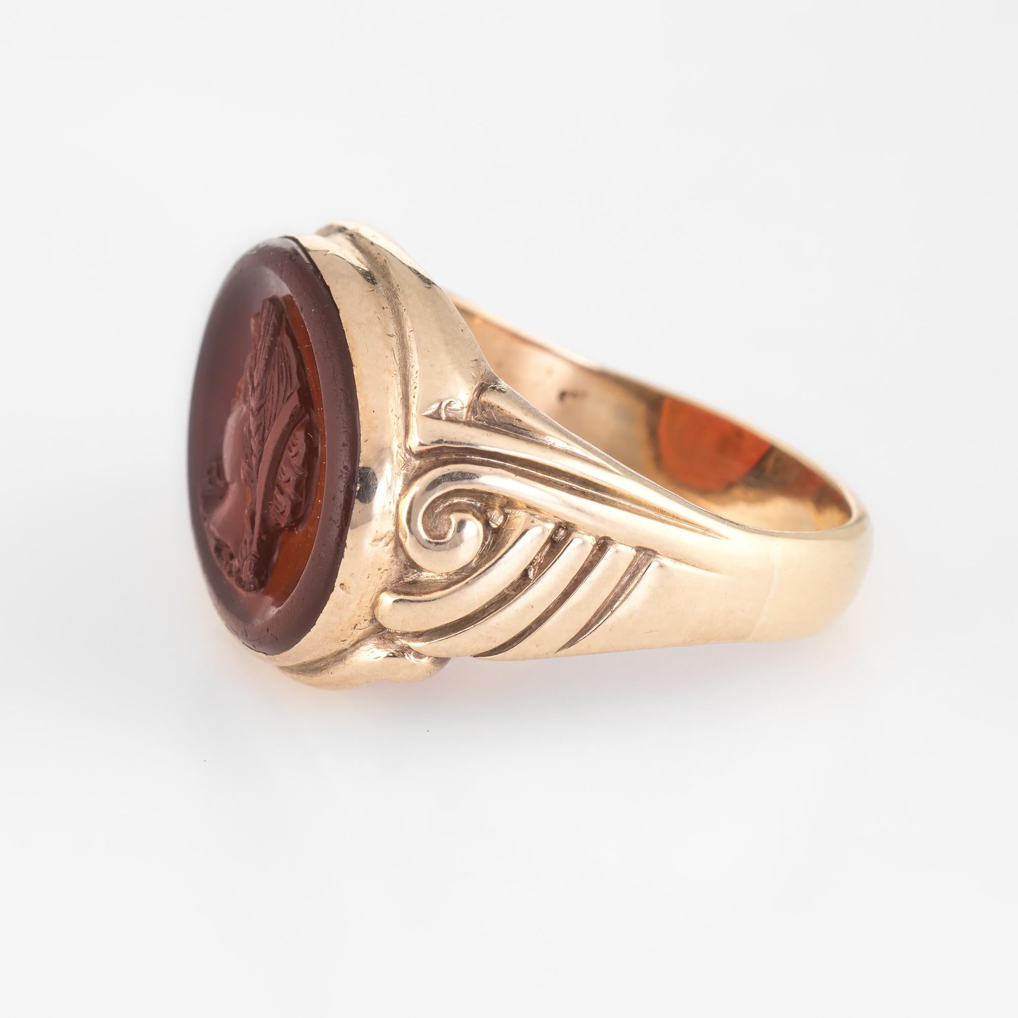 carnelian ring mens