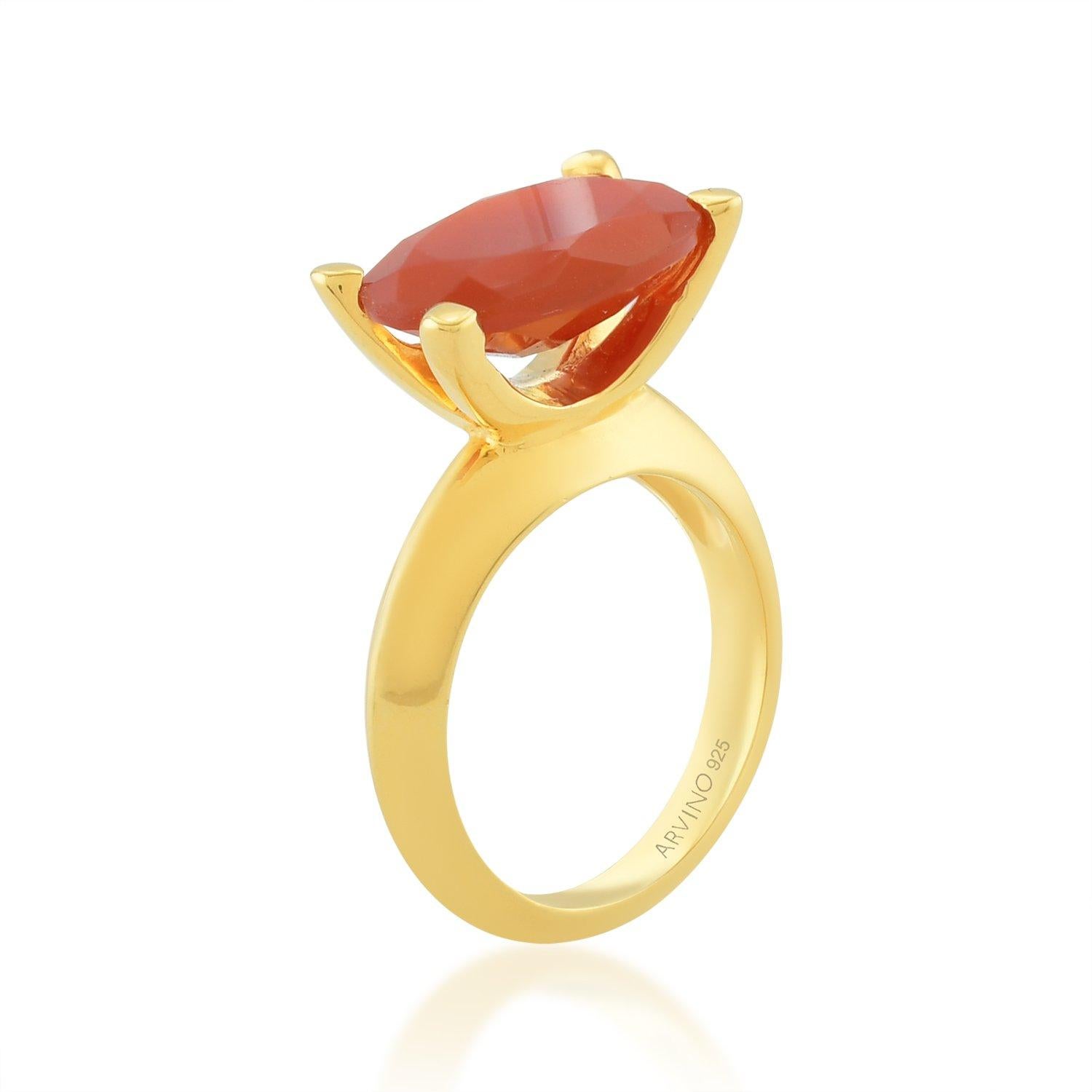 For Sale:  Vintage Carnelian Ring 3