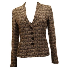 Vintage Caroline Charles Black and White Jacket