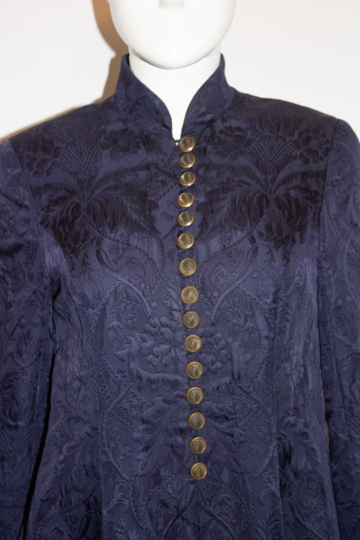 Nero Giacca da sera vintage di Caroline Charles in vendita