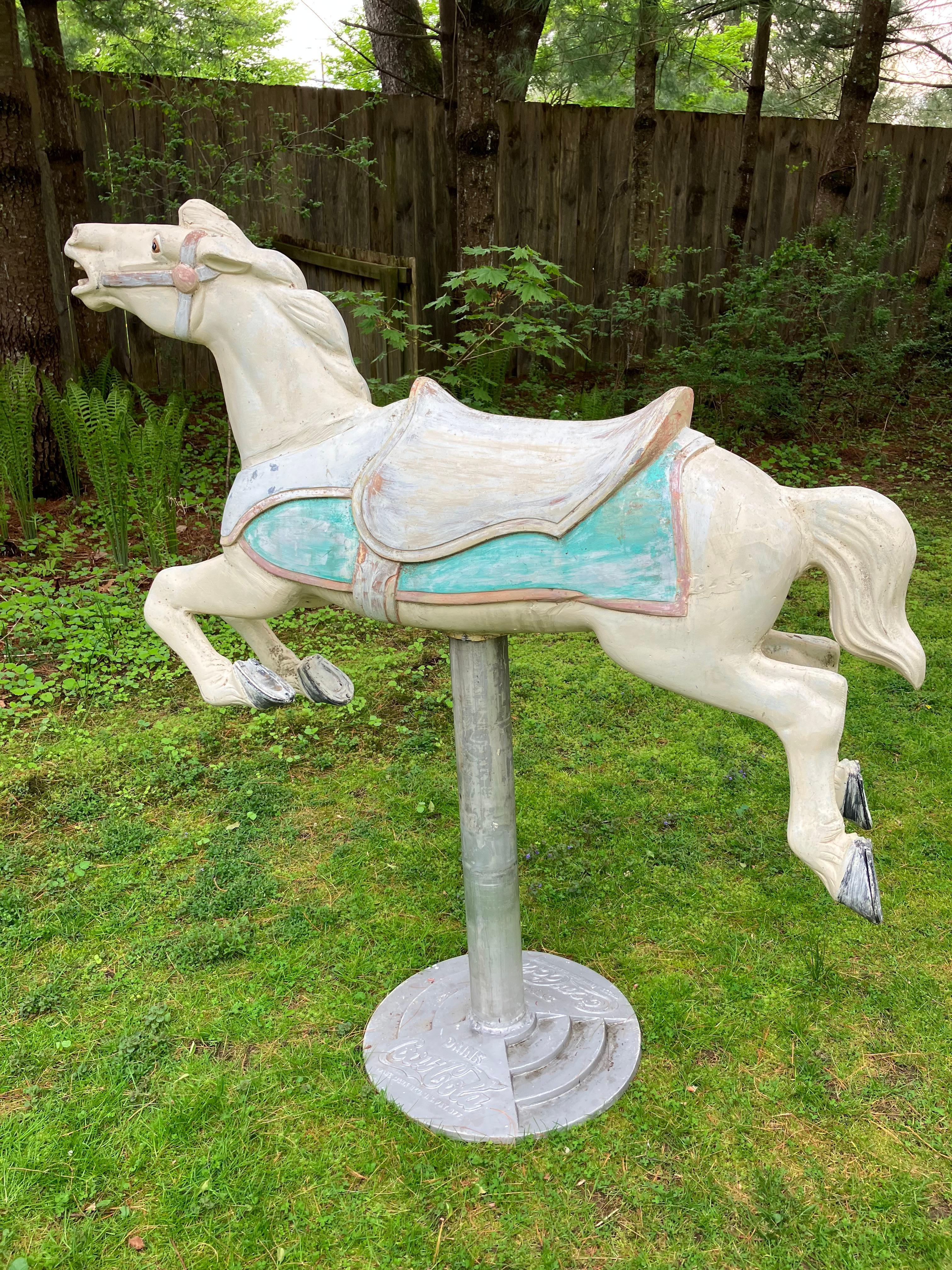 Vintage Carousel Horse In Good Condition In Sheffield, MA