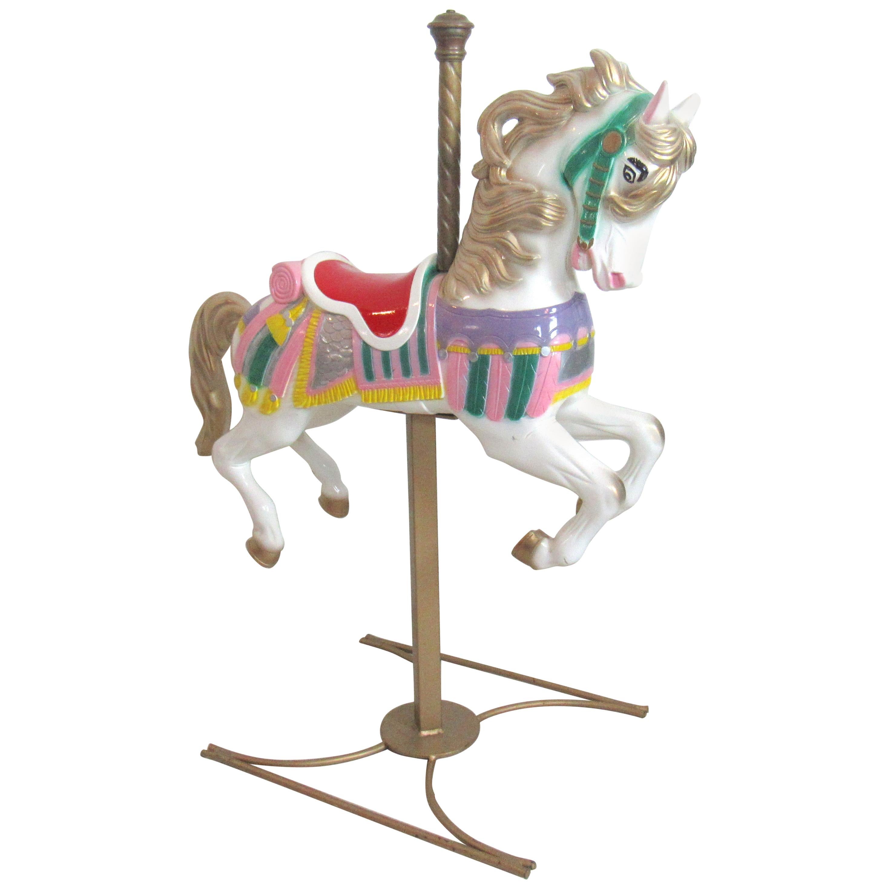 Vintage Carousel Horse At 1stdibs, Carousel Horse Table Lamps For Living Room