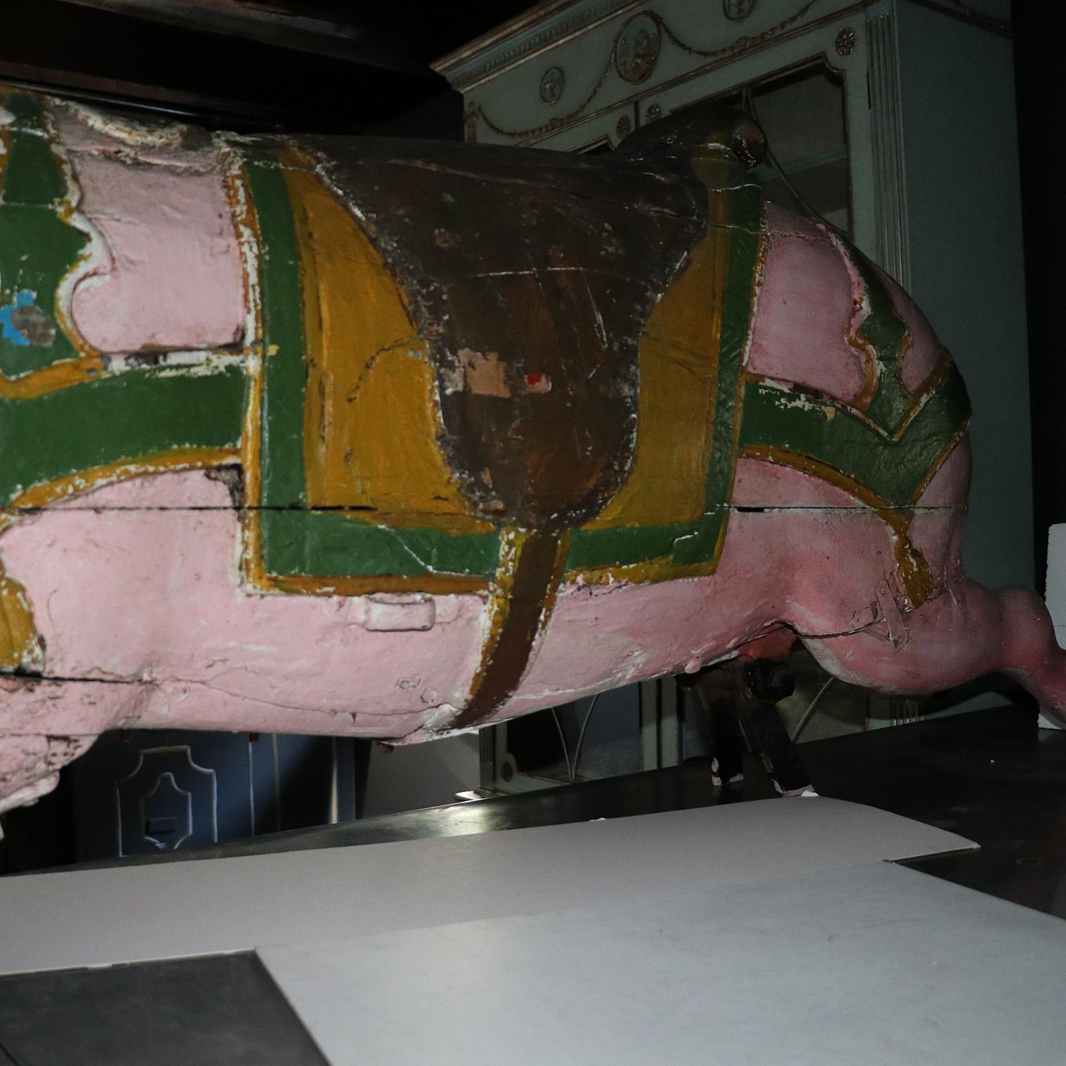 Vintage Carousel Pig For Sale 6