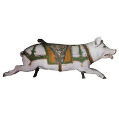 Vintage Carousel Pig